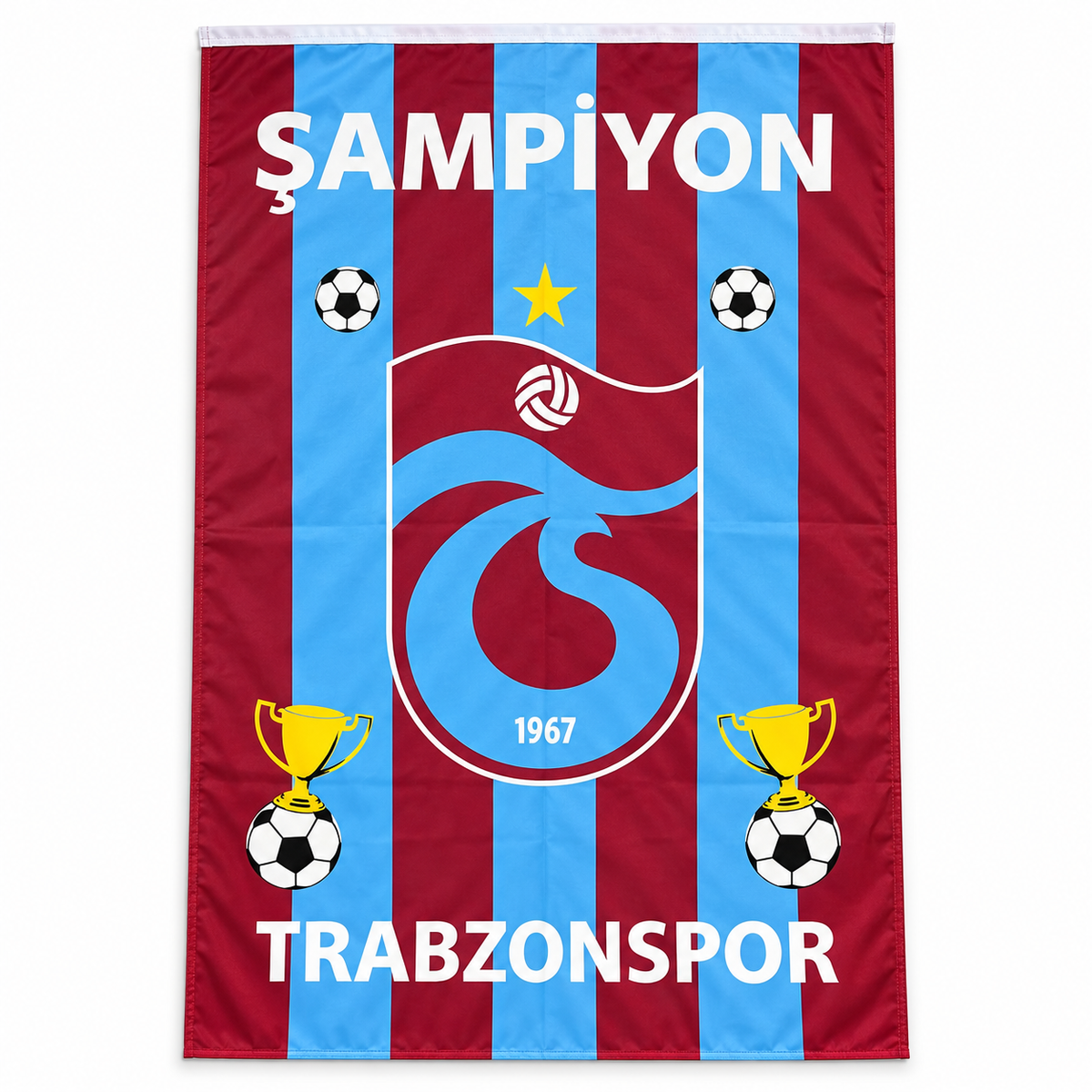 Trabzonspor-Flagge – Ansicht des Motivs