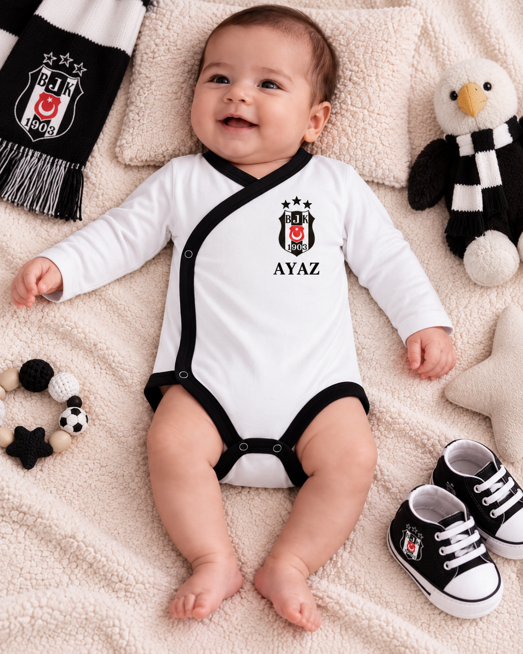 Baby Body Beşiktaş – Beispiel mit Wunschnamen