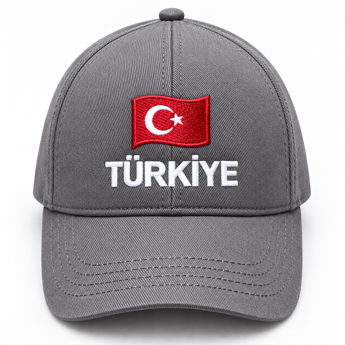Türkiye Cappy Grau Vorderseite