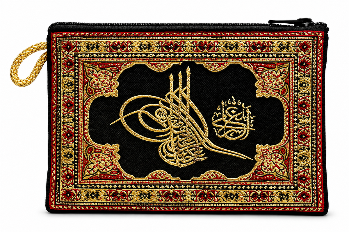 Mini-Tasche mit osmanischem Tuğra-Motiv