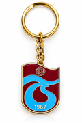 Trabzonspor Schlüsselanhänger mit Verbindungskette und Metall-Schlüsselring