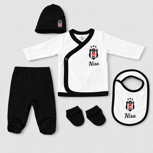 Baby Set Beşiktaş – Beispiel mit Wunschnamen