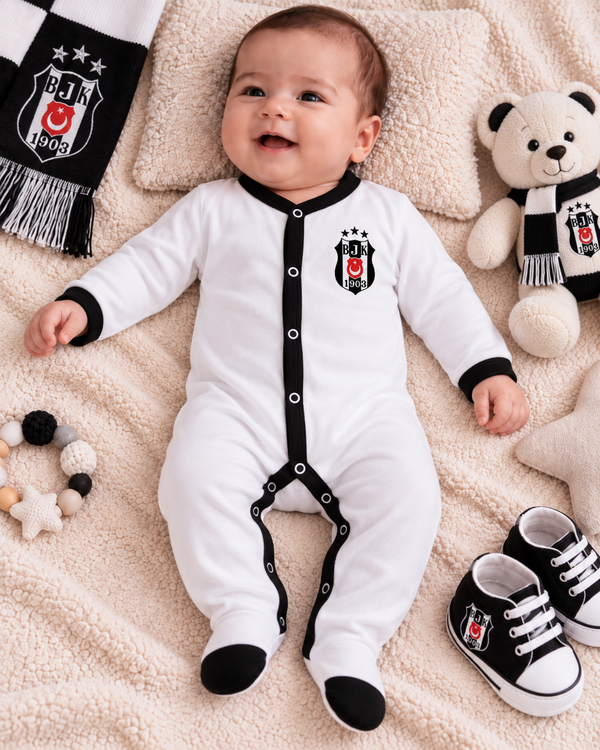 Baby Strampler Beşiktaş – ohne Wunschnamen